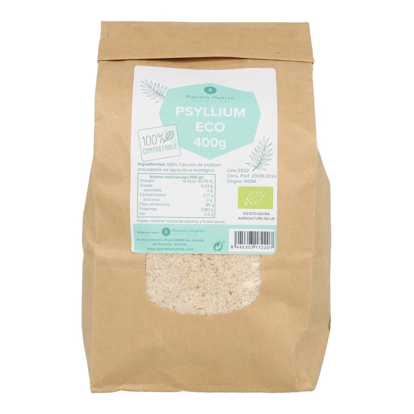 Ecume de psyllium ECO Planeta Huerto 400 g