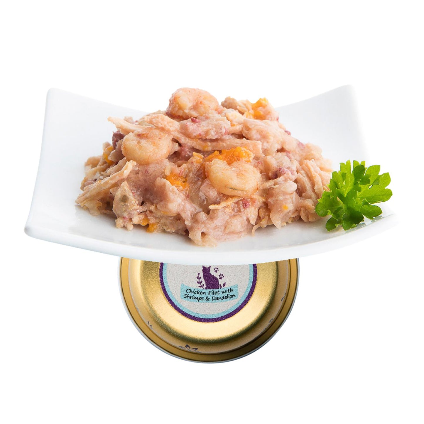 Nuovo Tarrina Gato Tender filetti di pollo e gamberetti 85 g