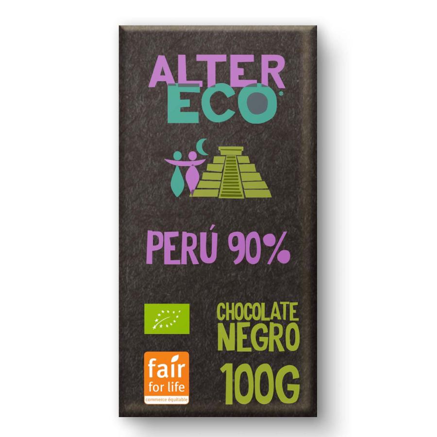 Mörk choklad Peru 90 % Bio Altereco 100 g