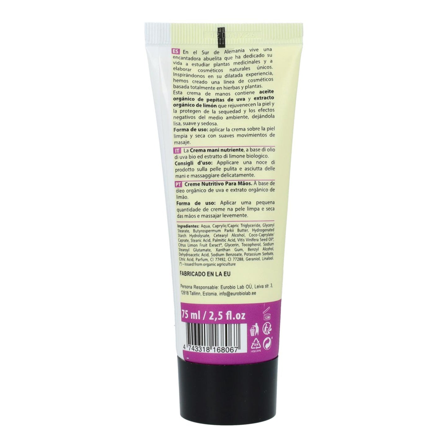 Crema nutriente per le mani Oma Gertrude 75 ml