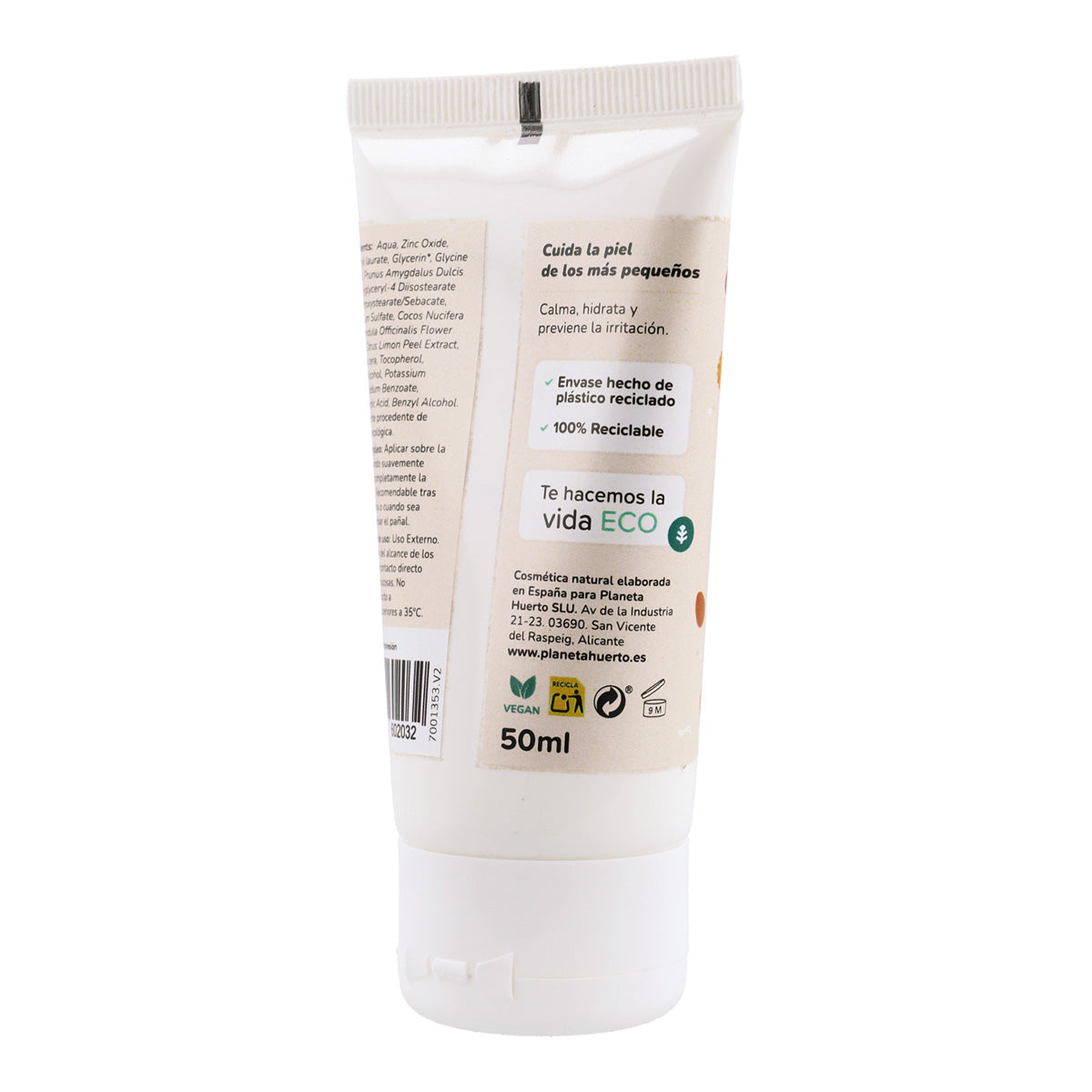 Infant moisturising pack nappy cream + moisturiser Planeta Huerto