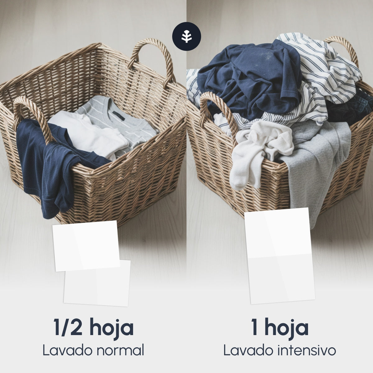 Pack of 2 Planeta Huerto eco-friendly detergent and fabric softener strips, 80 washes