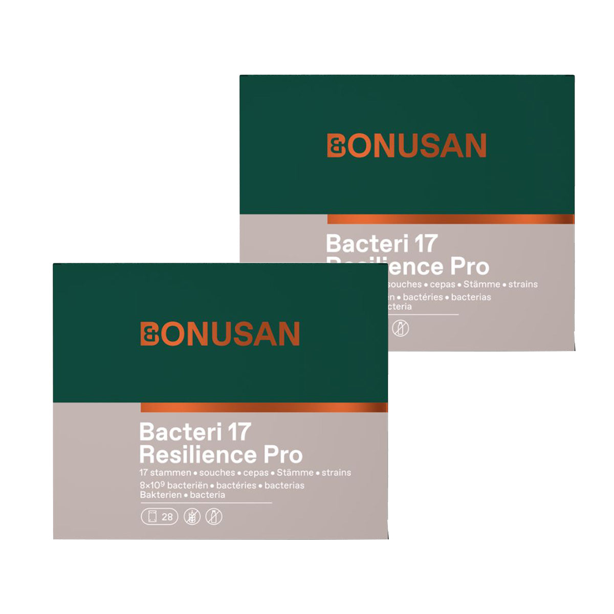 2-pack Bacteri 17 Expert Resilience Bonusan 28 påsar
