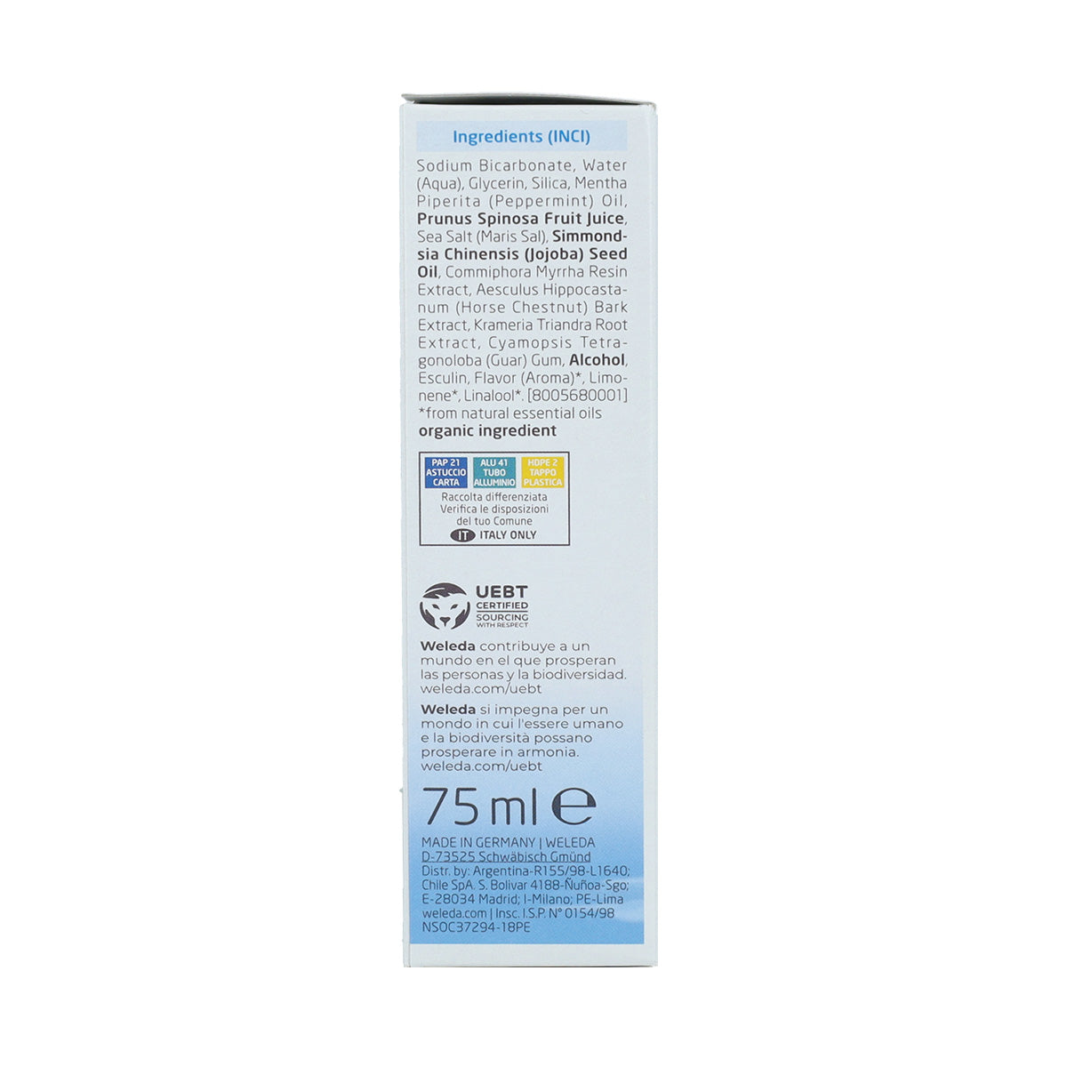 Dentifricio salino Weleda 75 ml