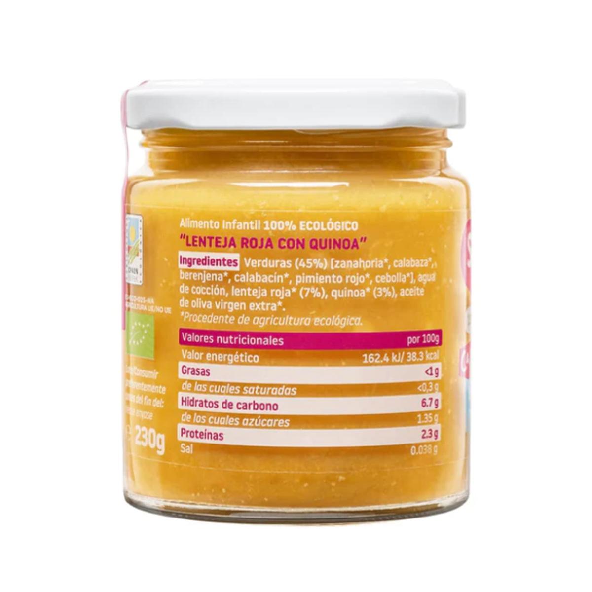 Vasetto di lenticchie con quinoa biologica CA CHI TOS Smileat 230 g