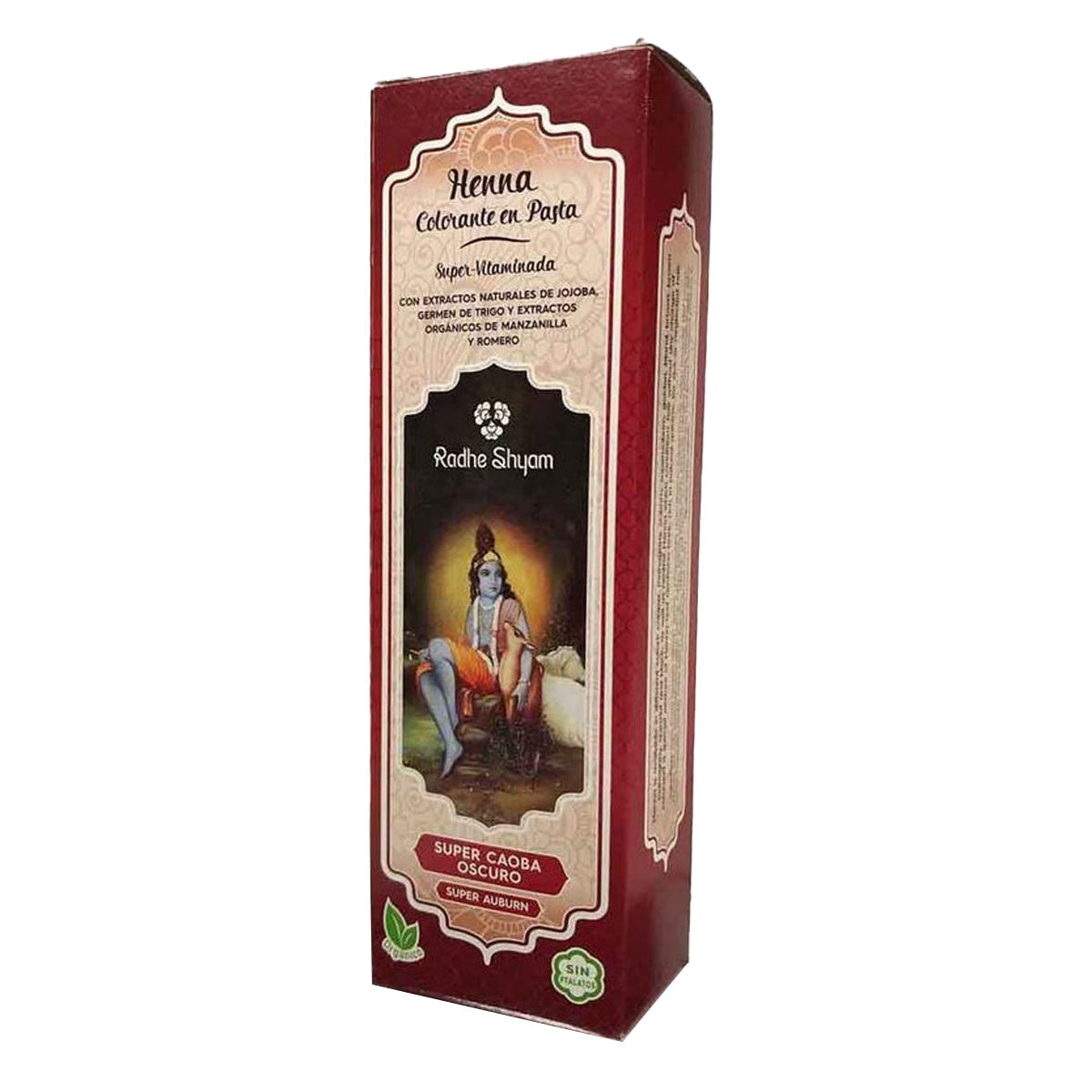 Henna pasta Super Mahonie Donker 200 ml Radhe