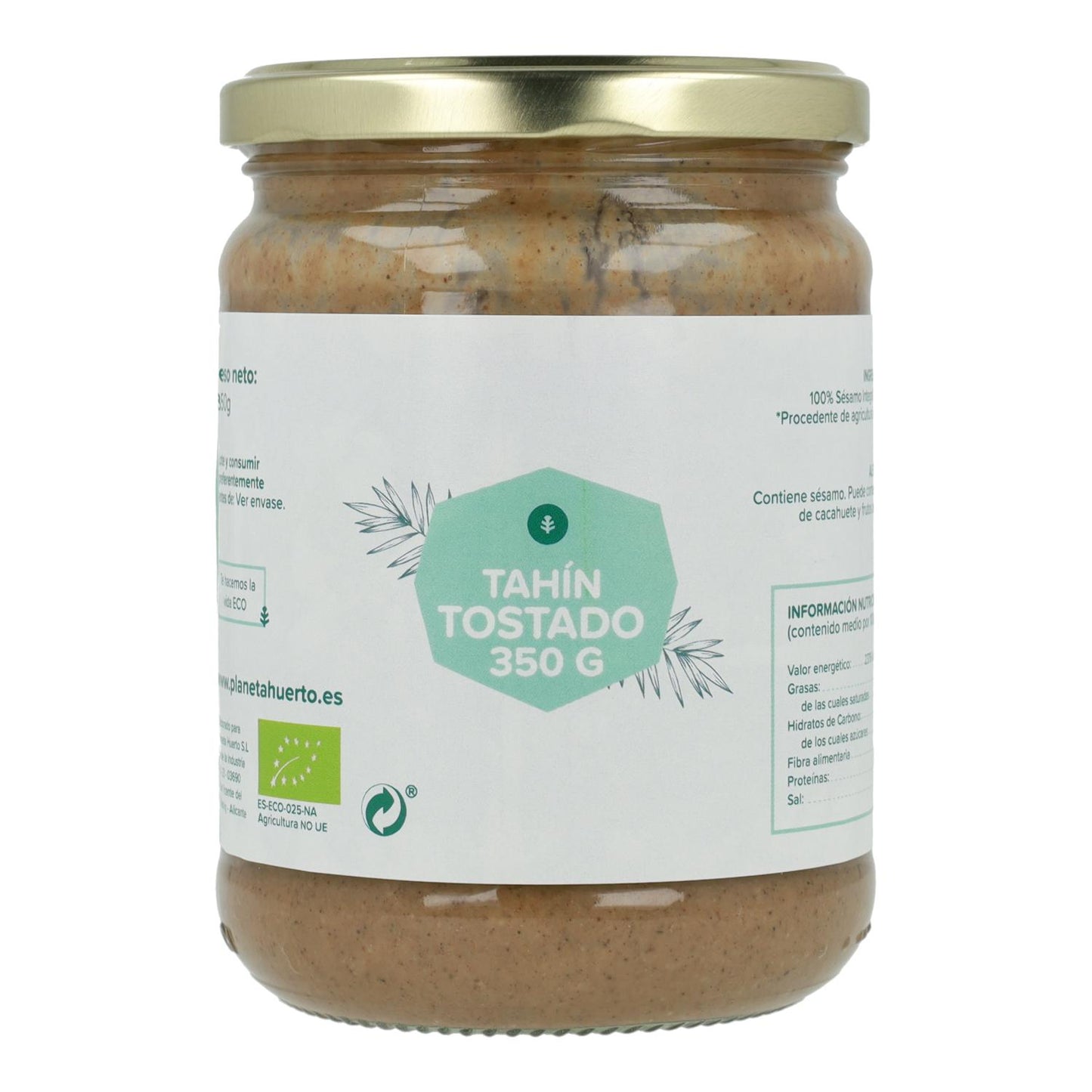 Tahini au sésame grillé ECO Planeta Huerto 350 g