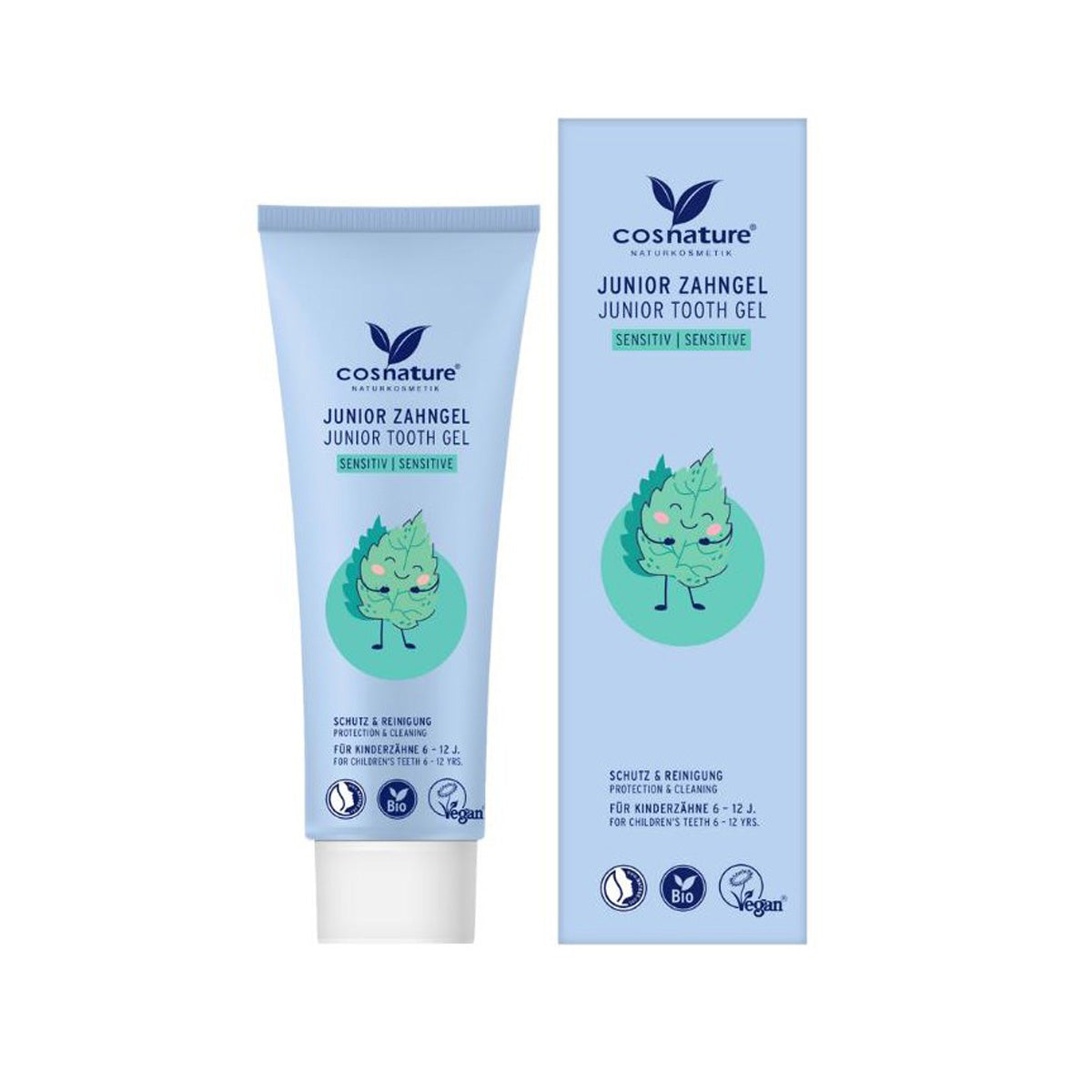 Dentifrice pour enfants au fluor Sensitive, Cosnature 75 ml