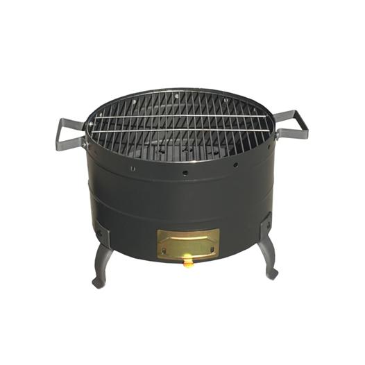 Grillmatte schwarz matt ø 34 mm Theca
