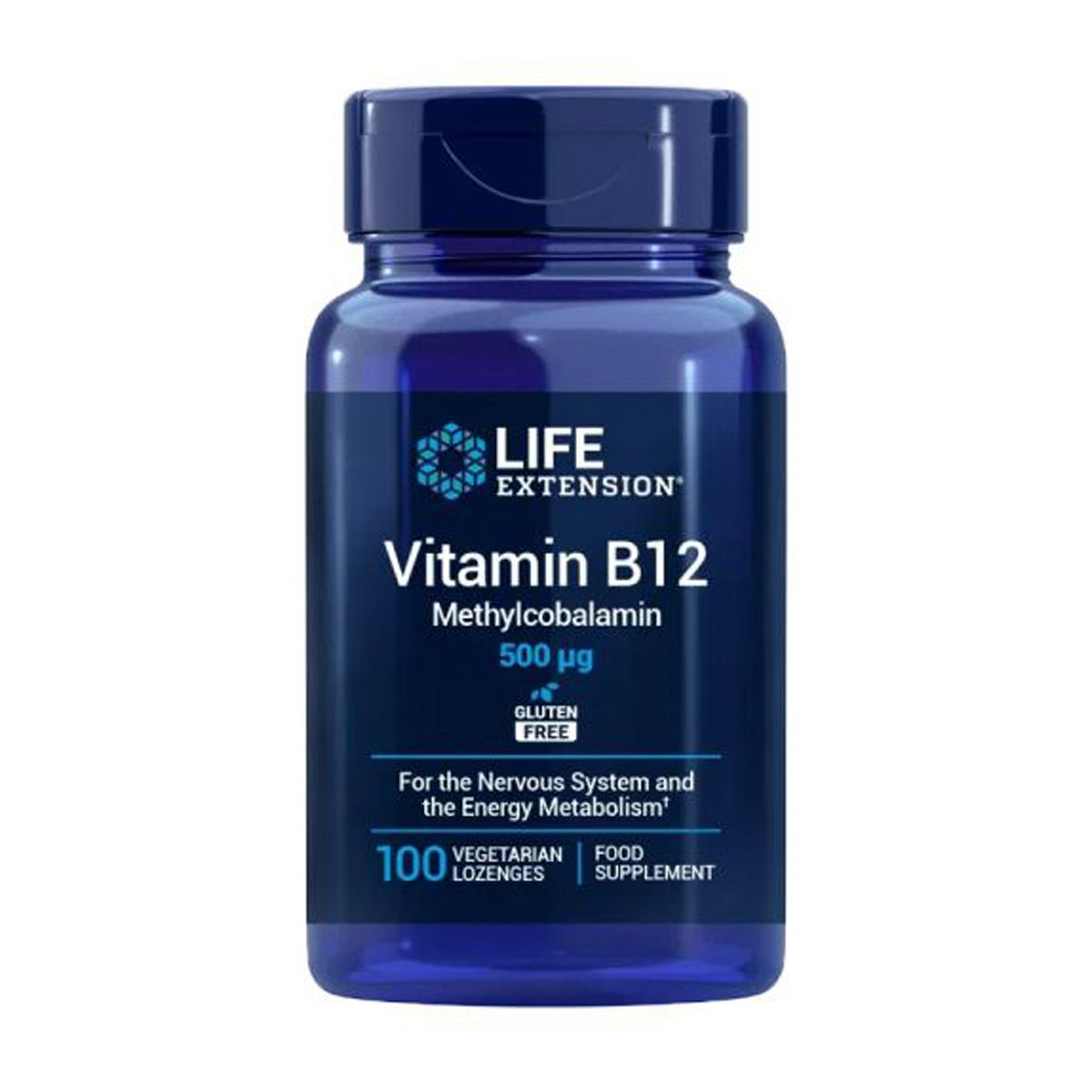 Vitamine B12 500 mcg, Life Extension 100 perles
