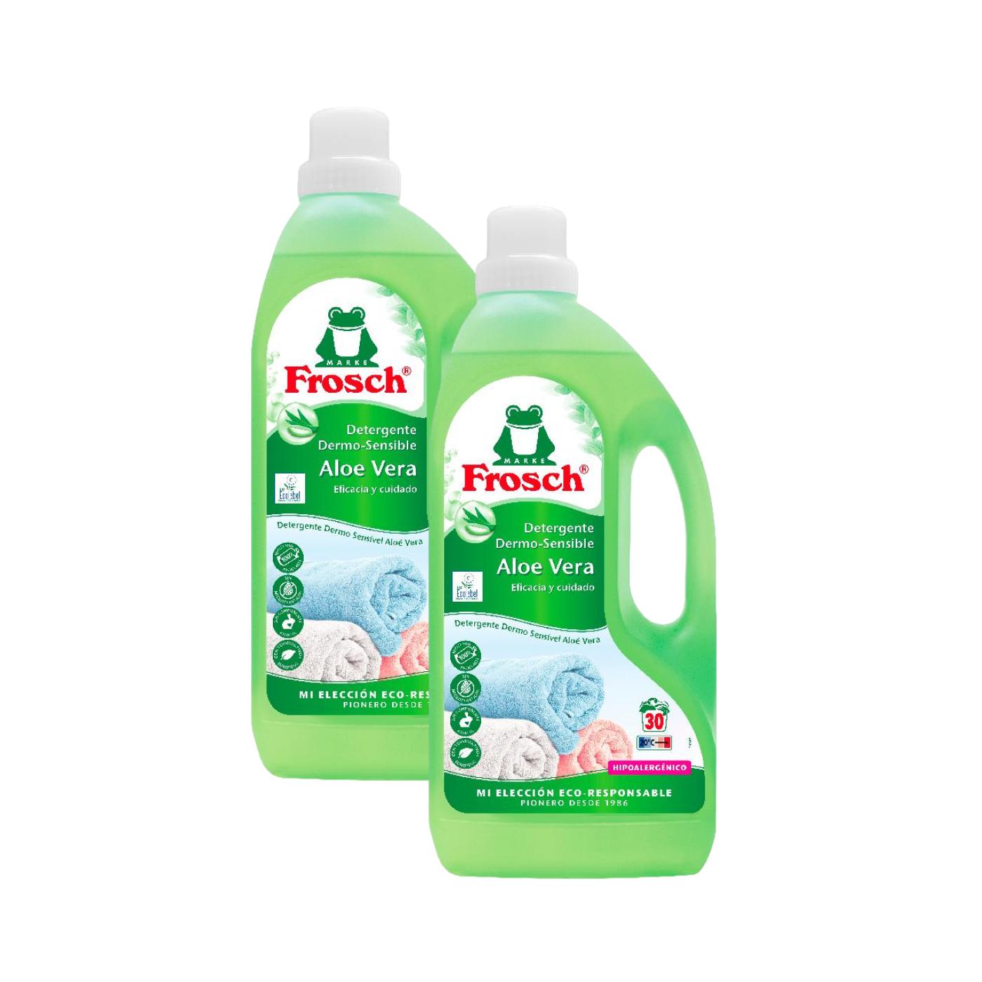 2er-Pack Frosch Aloe Vera Waschmittel 1500 ml