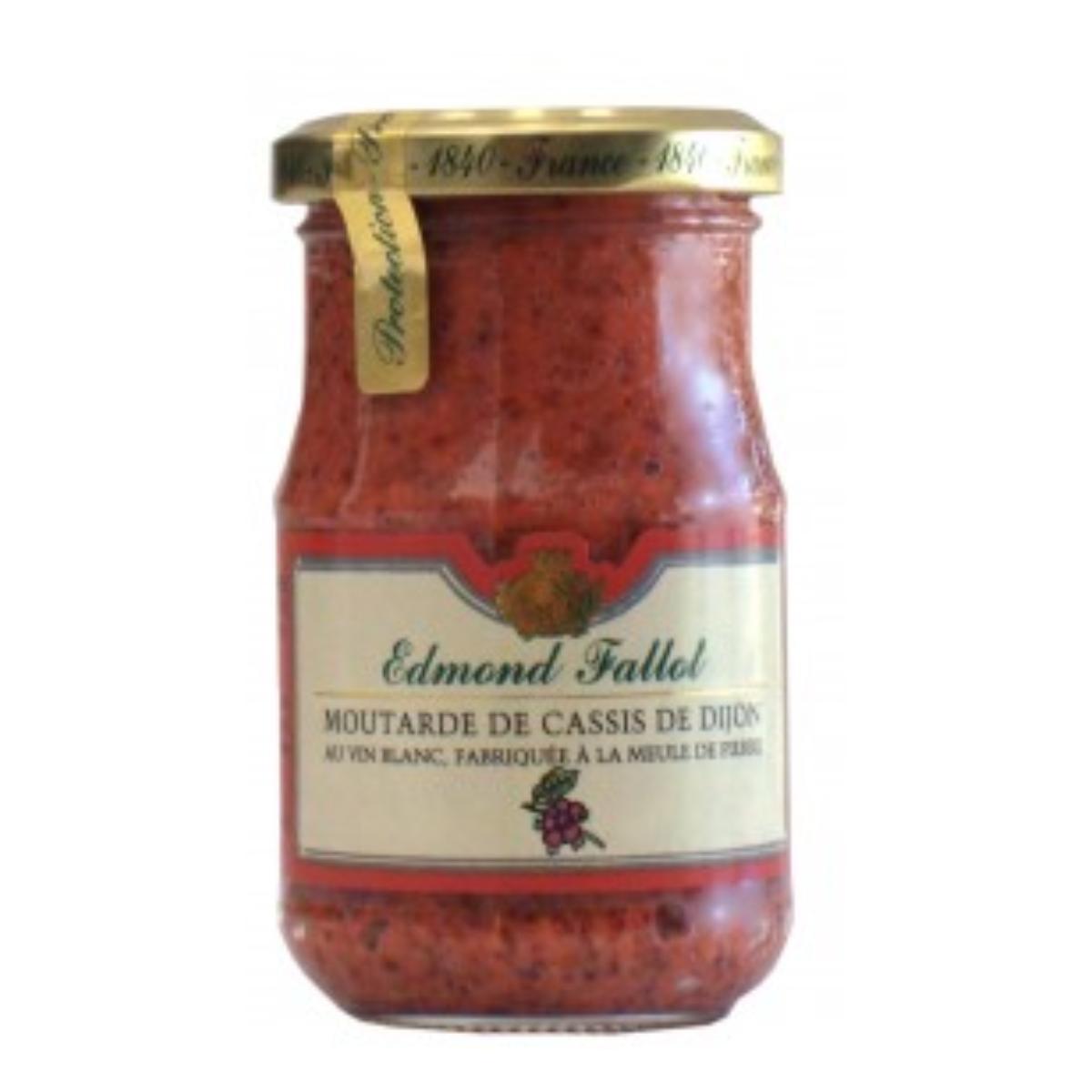 Edmond Fallot Schwarzer Johannisbeer-Körnersenf 205 g