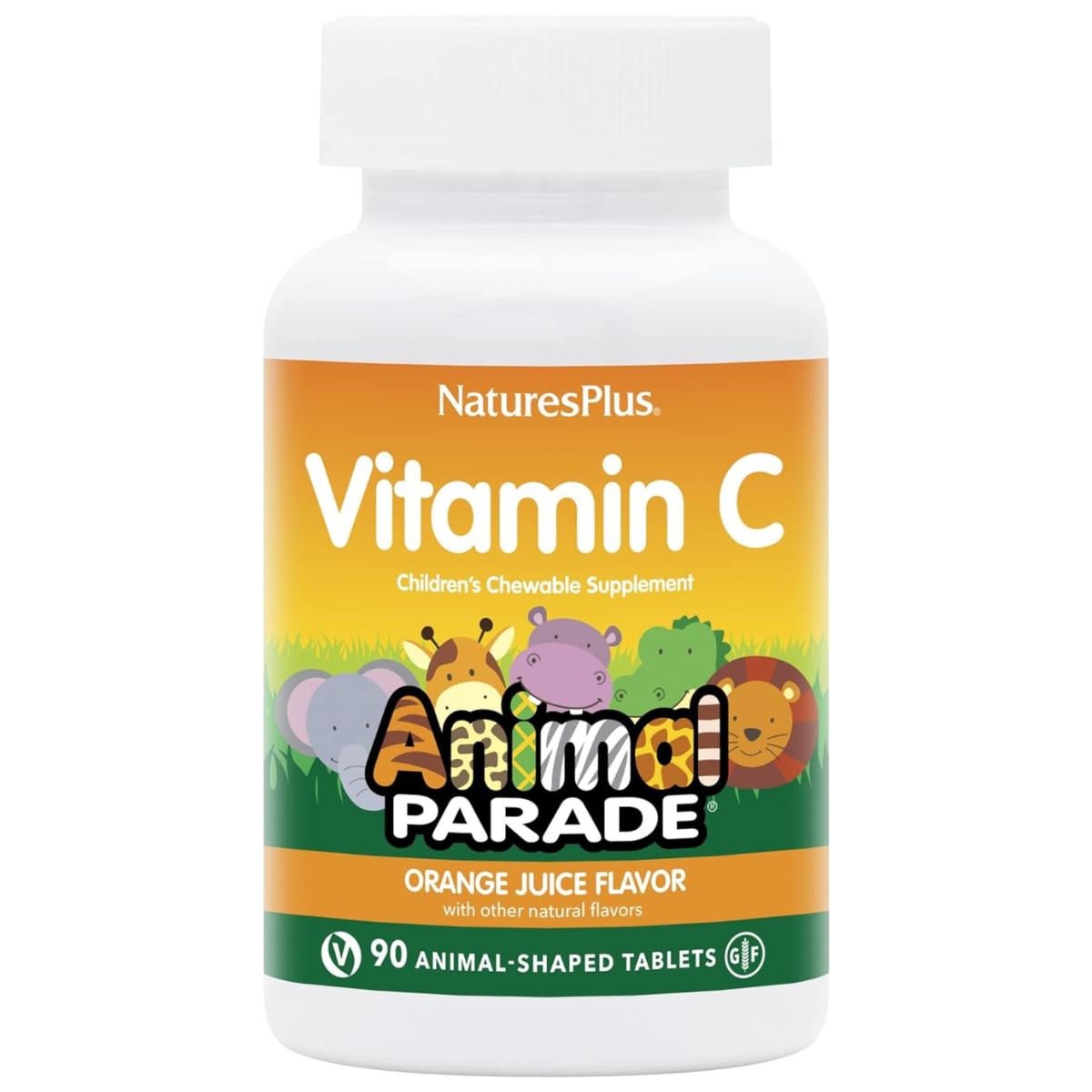 Animal Parade Vitamine C Nature's Plus, 90 kauwtabletten