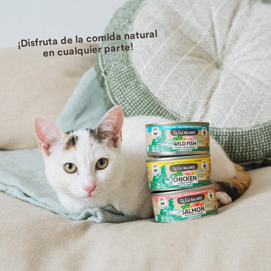 BARF-Hühnchen-Dose für Katzen Wild Balance 120 g
