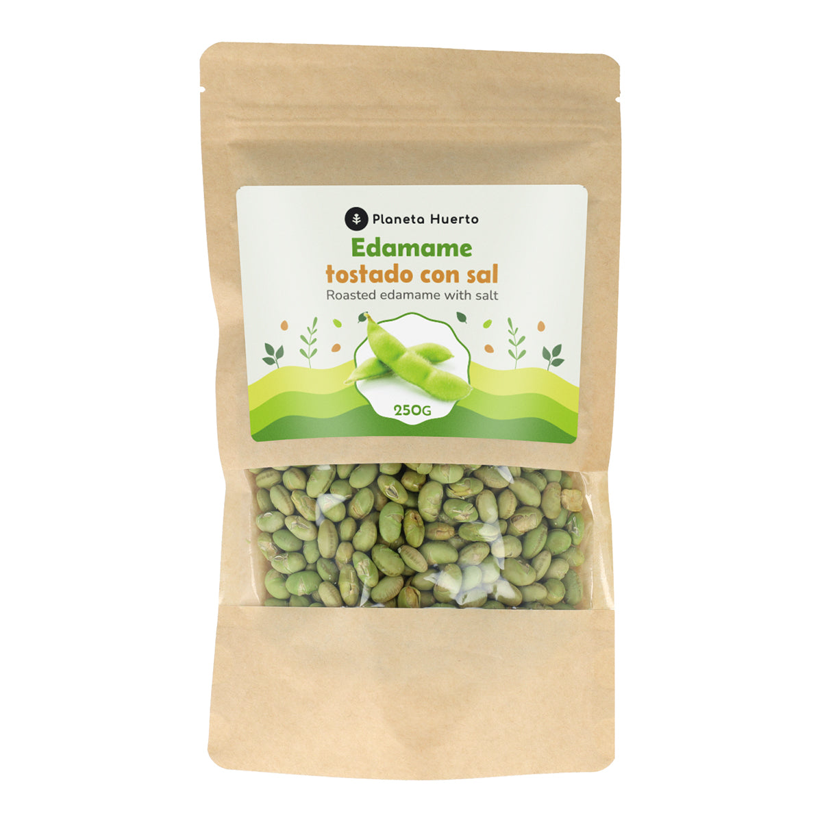 Geroosterde en gezouten edamame Planeta Huerto 250gr