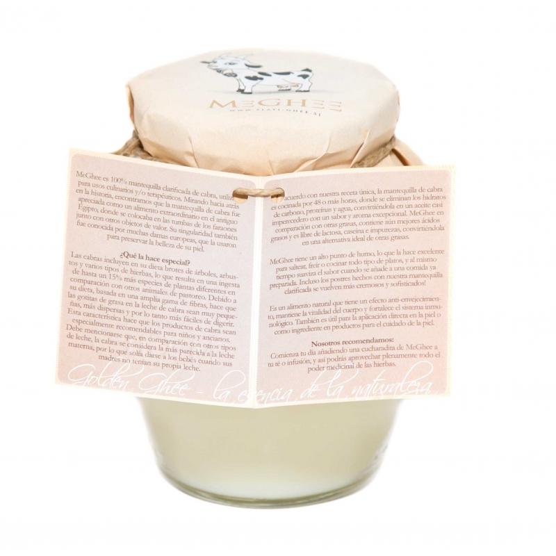 MeGhee Organic Goat Butter Ghee Golden Ghee 370 ml