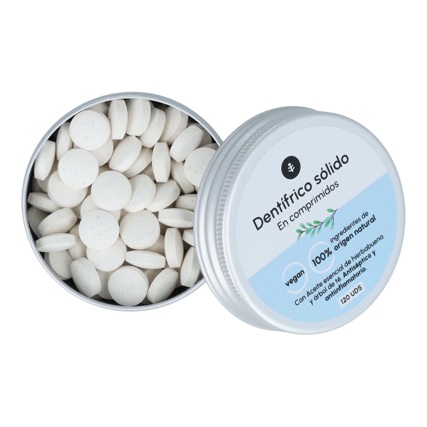 Fluoridfreie feste Zahnpasta Planeta Huerto 120 Tabletten