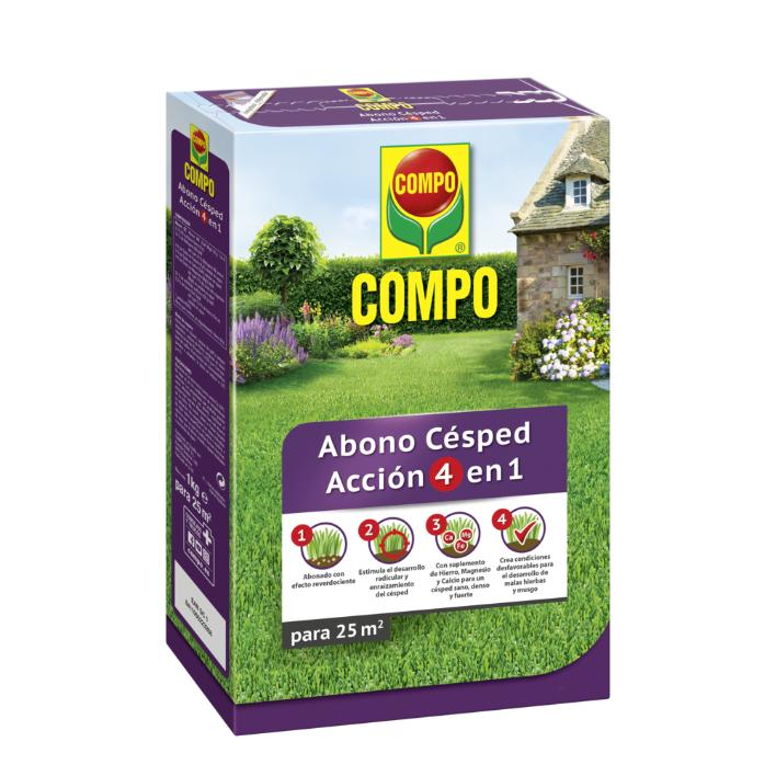 Compo Fertilizzante per prato azione 4 in 1 3 Kg