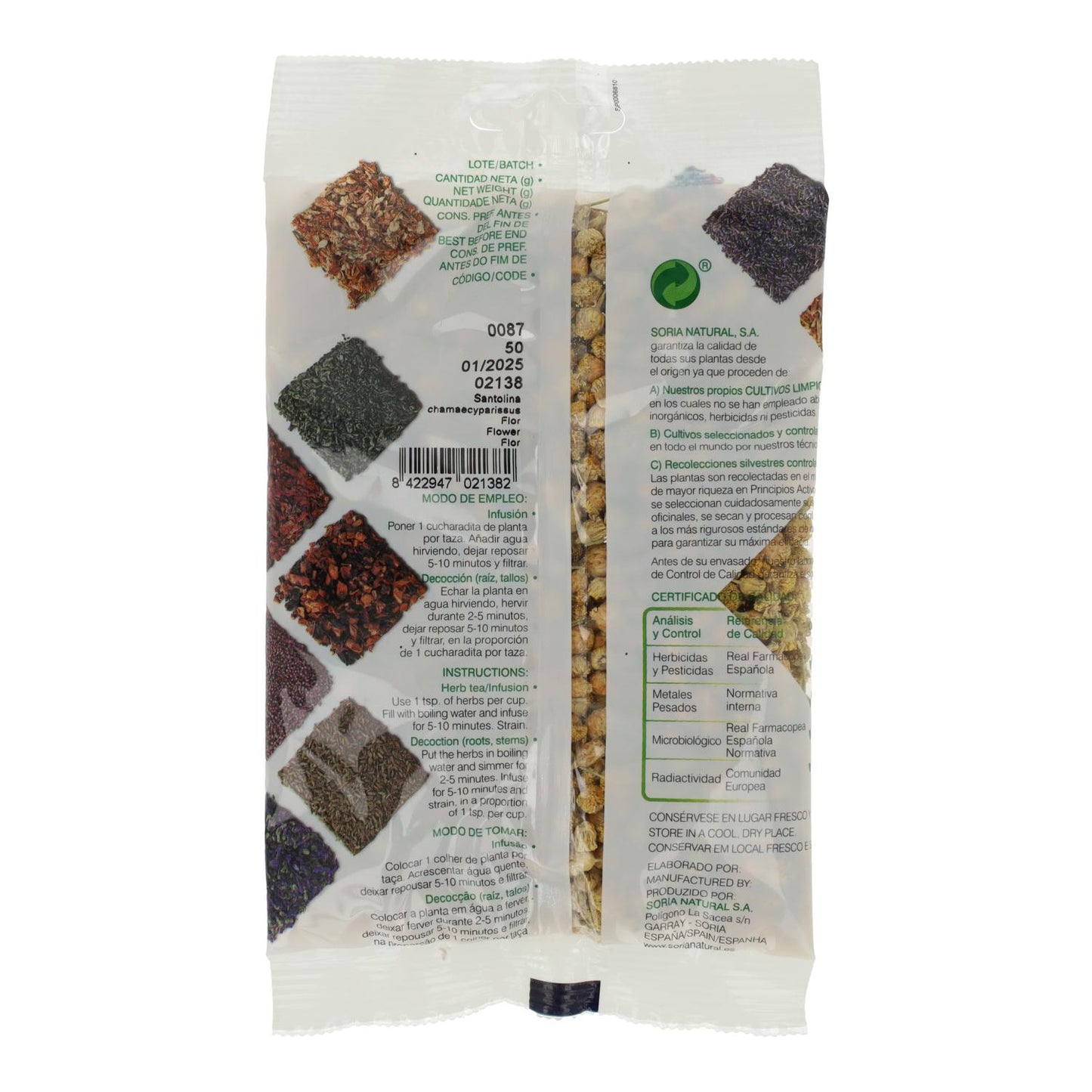 Camomilla Mahón Soria Natural, 50 g