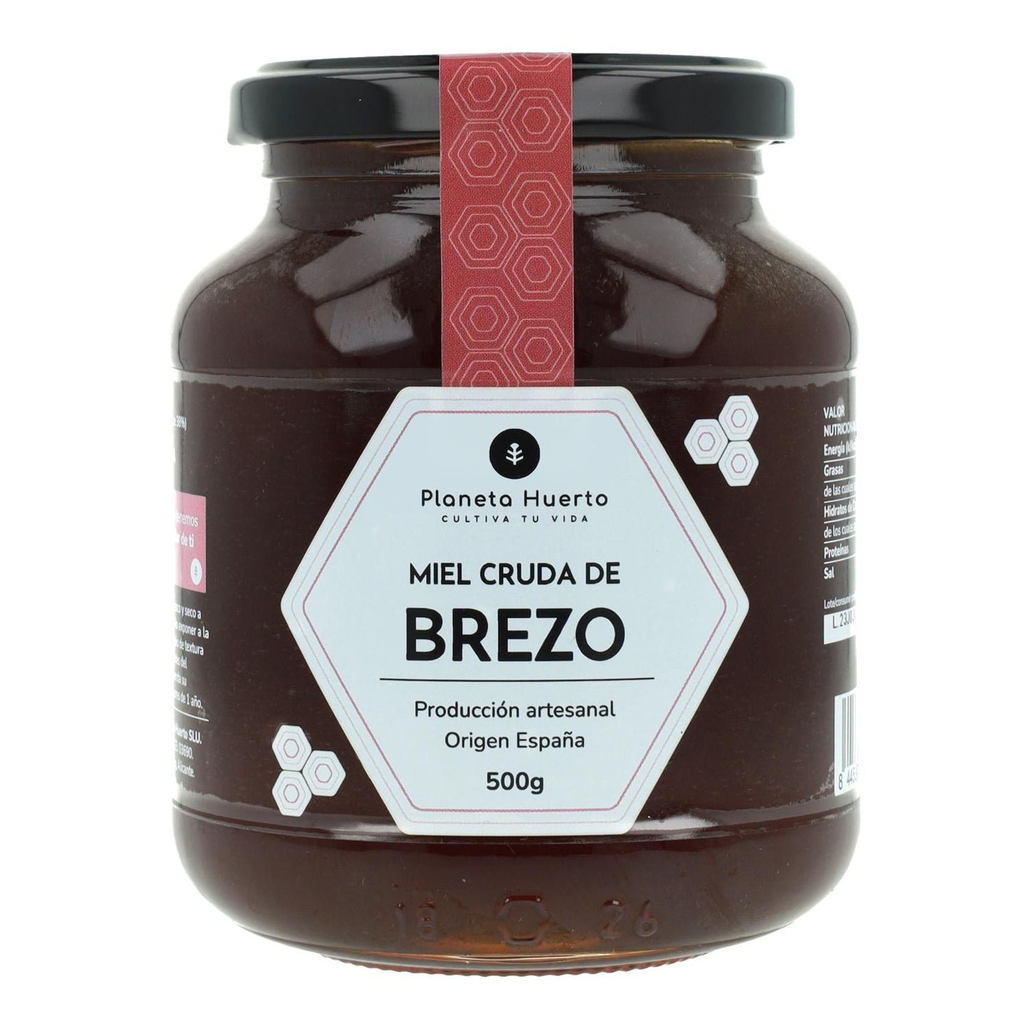 Surowy miód wrzosowy Planeta Huerto 500 g