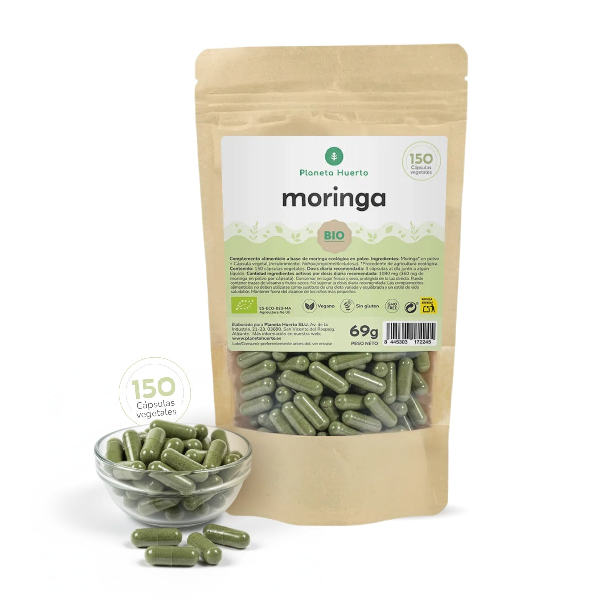 Moringa Bio Planet Garden 150 gélules