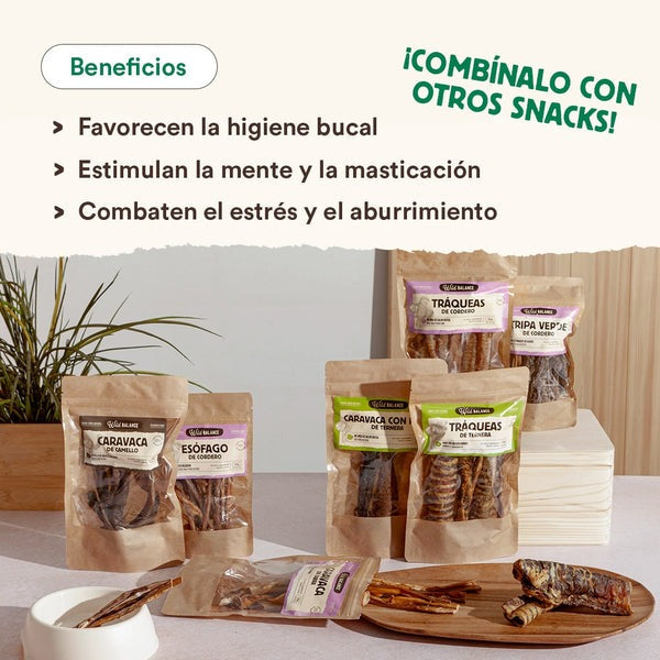 Natürlicher Kausnack Lamm-Ösophagus Wild Balance 50 g