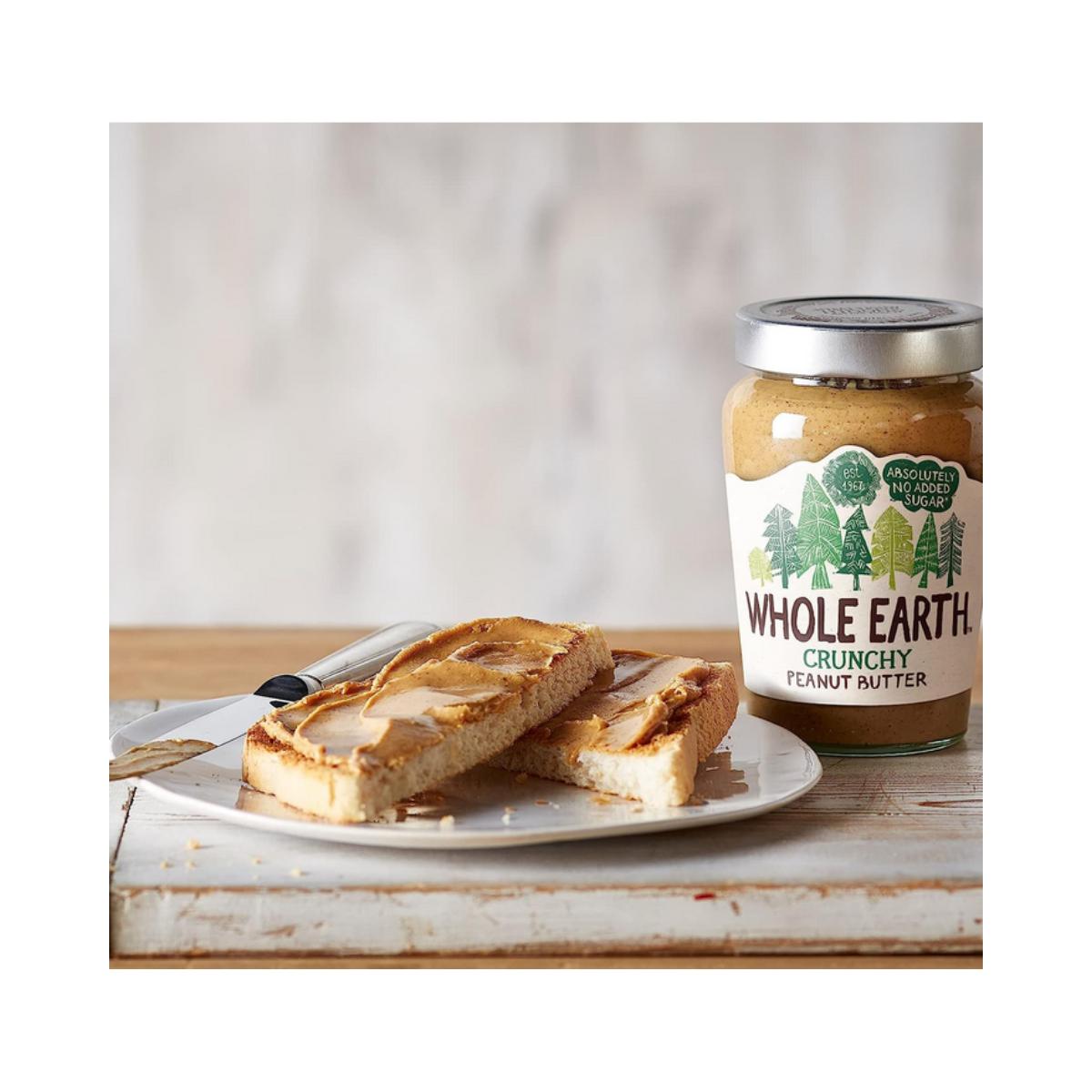 Erdnusscreme Original Crunchy, 454 g. Whole Earth