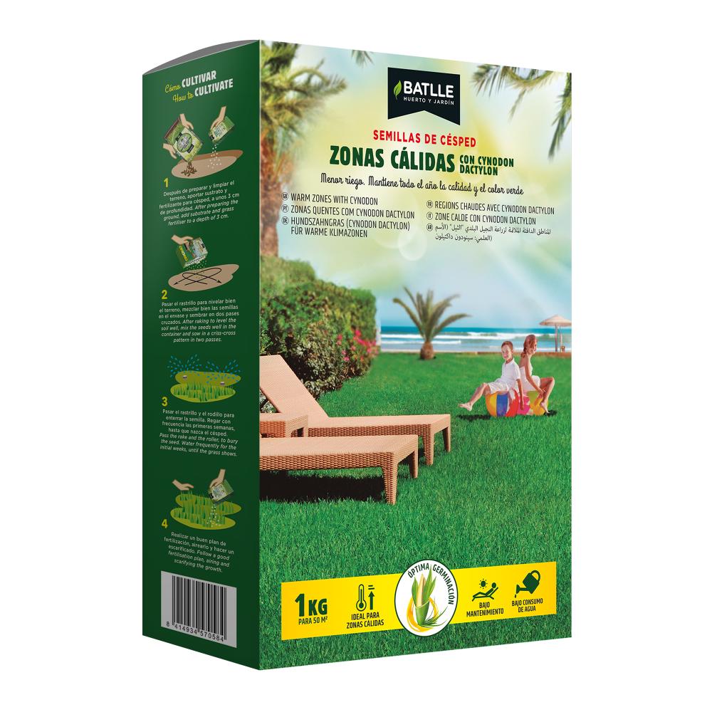 Graszaad voor warme zones met Cynodon dactylon Batlle 1 kg