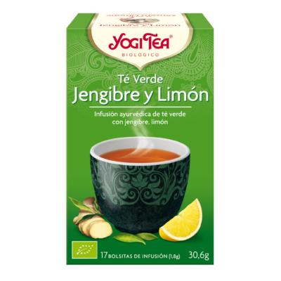 Yogi Tea BIO Zielona herbata Sencha, imbir i cytryna, 17 torebek