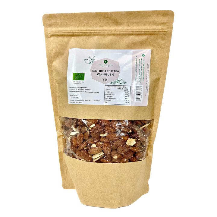 Gebrannte Mandeln mit Haut ECO Planeta Huerto 1 kg