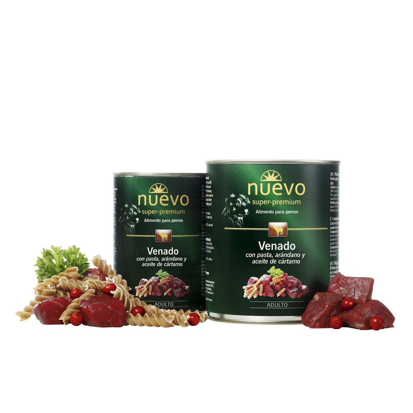 Neu Dose Hundefutter für ausgewachsene Hunde Hirsch 400 g