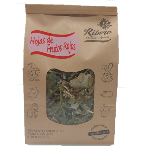 Ribero red berry snack leaves for rabbits and rodents 100 g