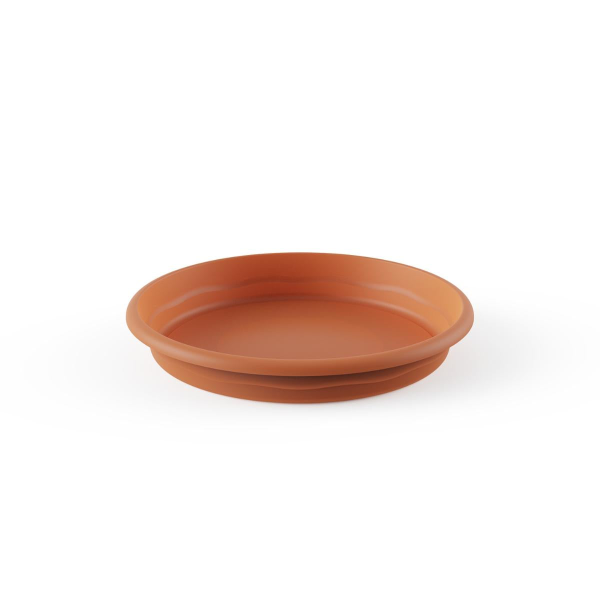 Terracotta-coloured pot saucer D 12 x 1.8
