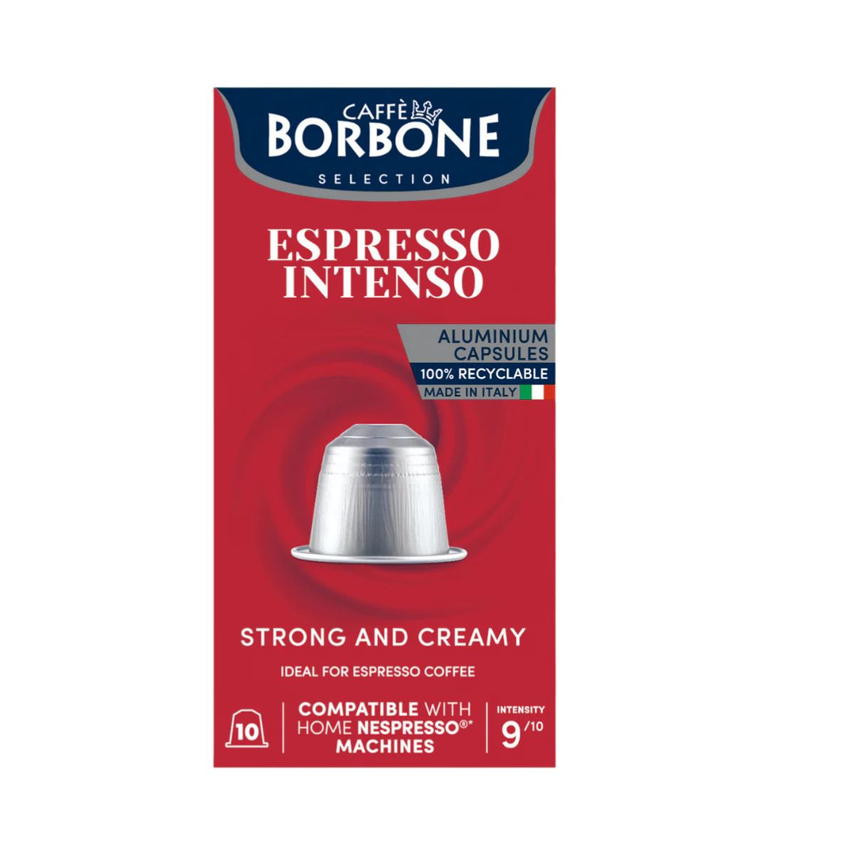 Espresso-Kaffeekapseln, Nespresso-kompatibel, Borbone, 10 Kapseln, 50 g