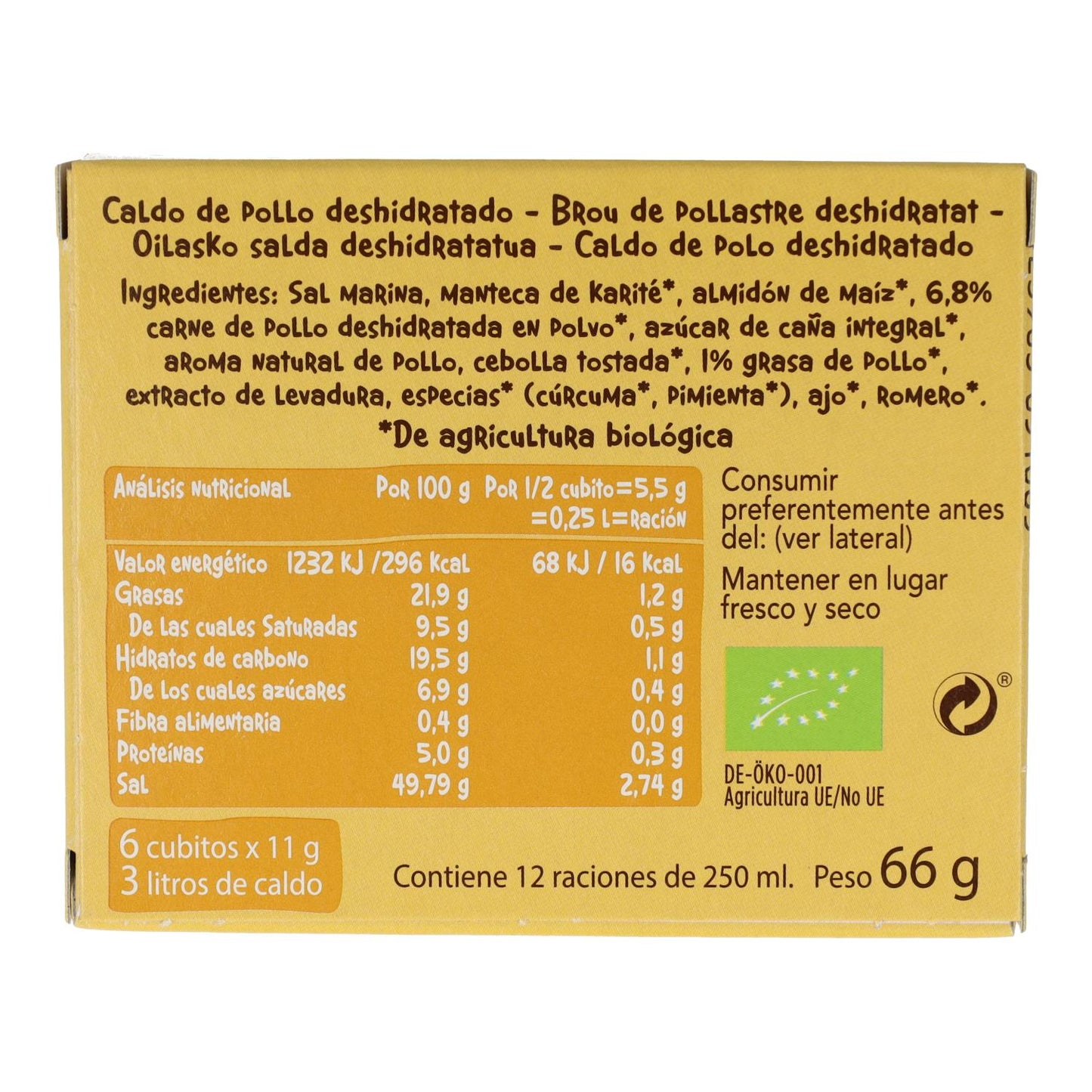 Biocop Hühnerbrühwürfel 6 x 11 g