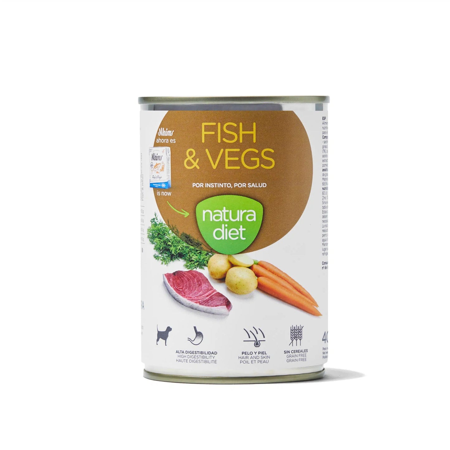 Natura Diet Dog Fish & Vegs Natvoer voor honden 400 g