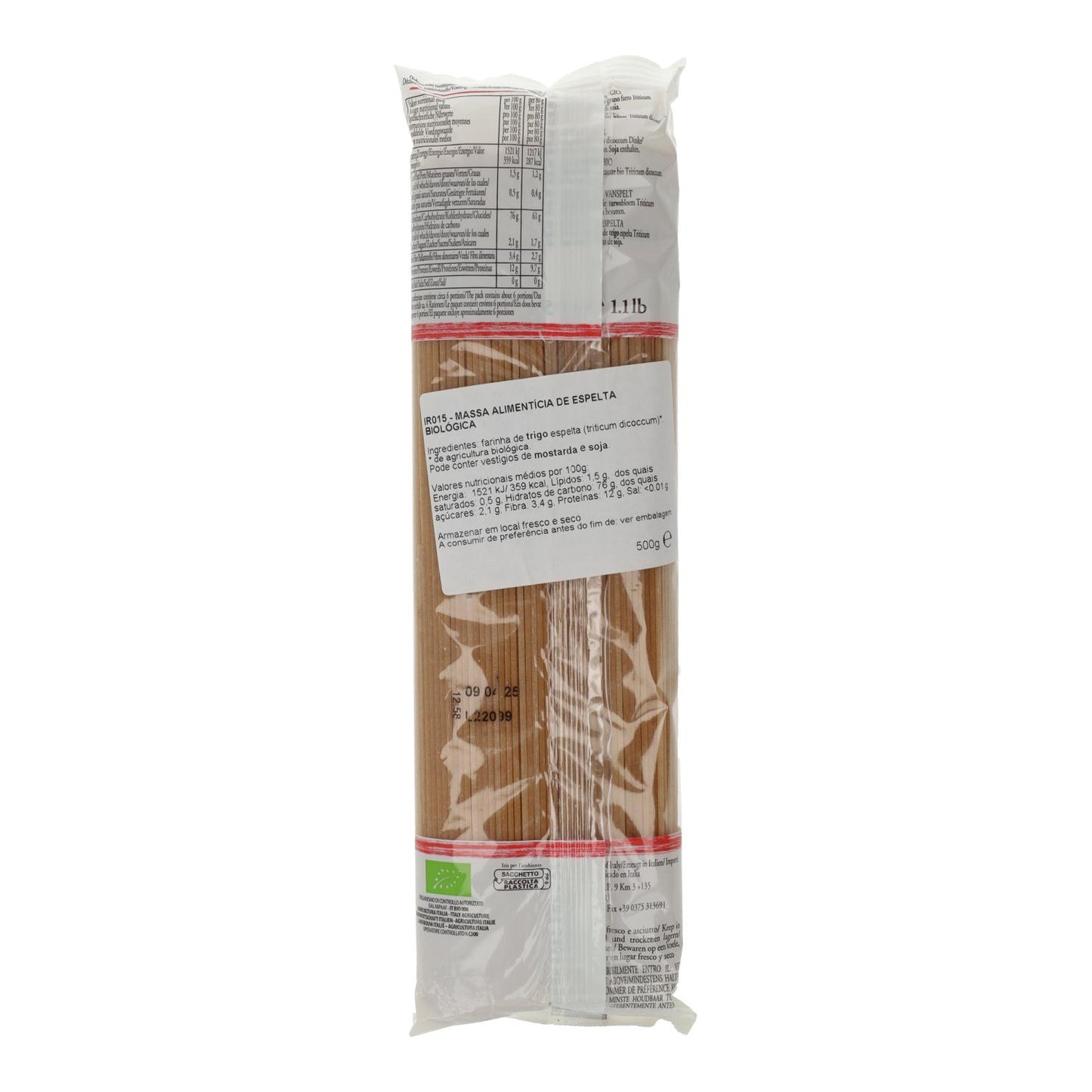 Spelt-spaghetti Iris 500 g