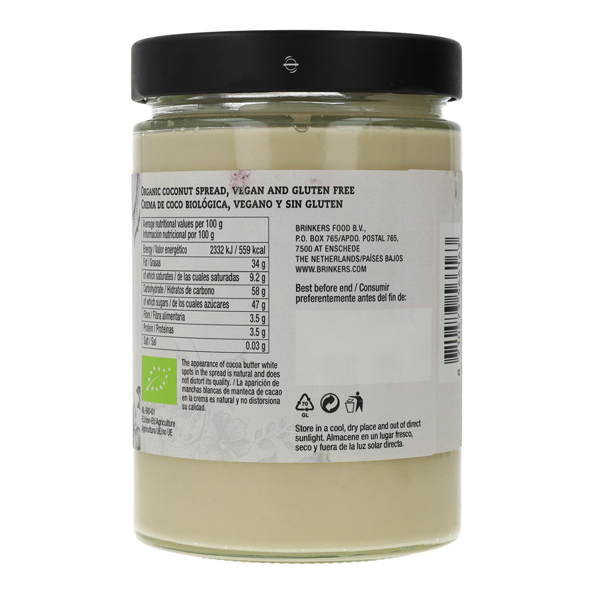 Wegański krem z kokosem La Vida Vegan 270 g