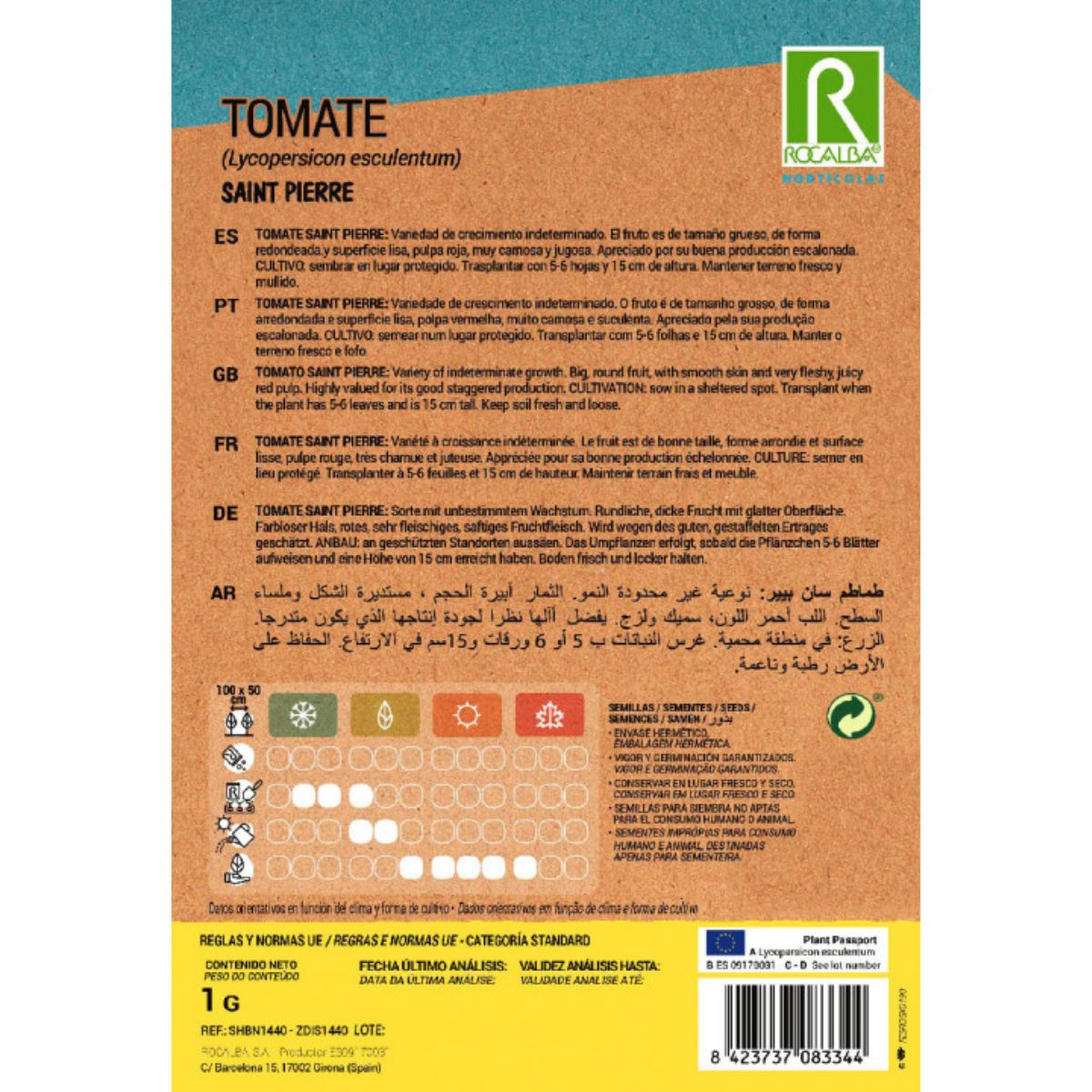 Graines de tomate Saint Pierre