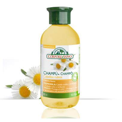 Shampoo per capelli biondi e fragili alla camomilla Corpore Sano 300 ml