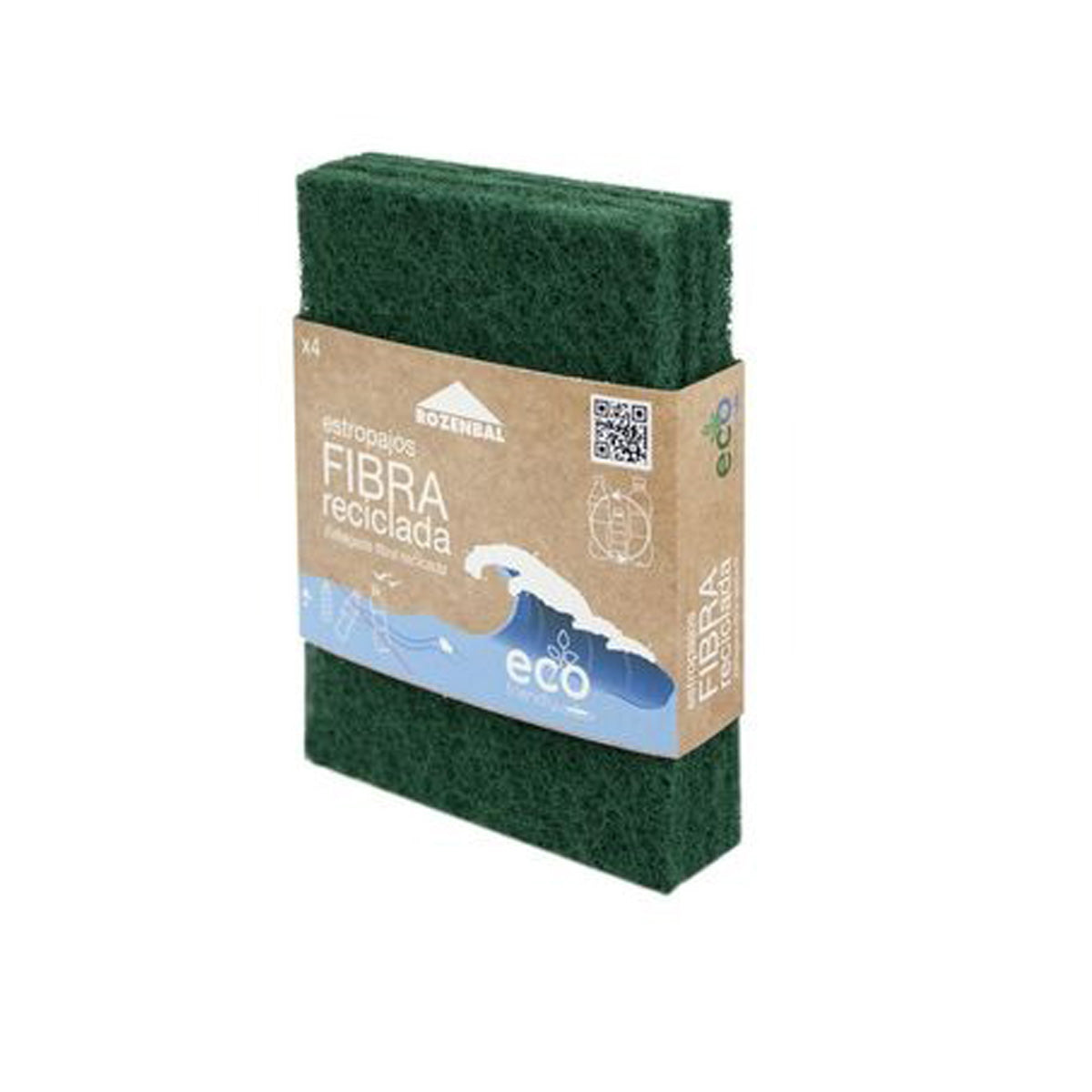 4 recyklingowane gąbki Eco Friendly ROZENBAL