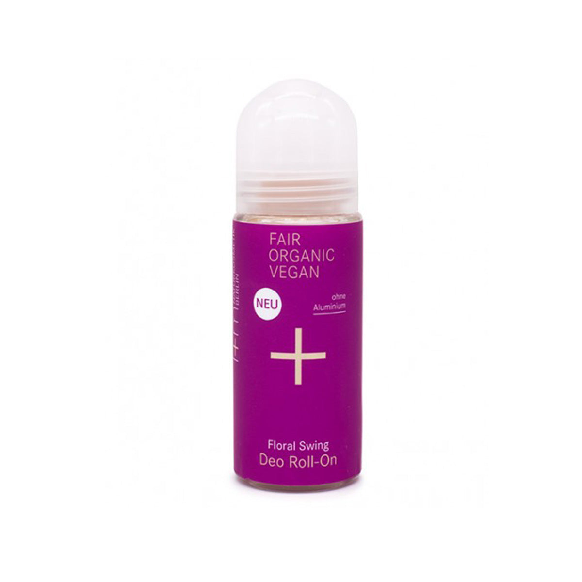 Roll-on deodorant Floral. 50 ml. Glas en gerecycled en recyclebaar plastic.