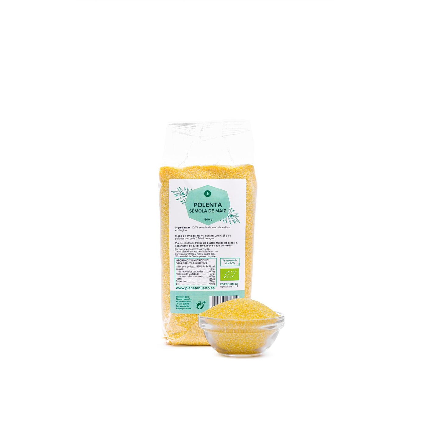 Instant polenta majsgryn ECO Planeta Huerto 500 g