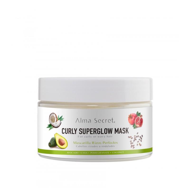 Curly Superglow Maske (für lockiges oder gewelltes Haar) Alma Secret 250 ml