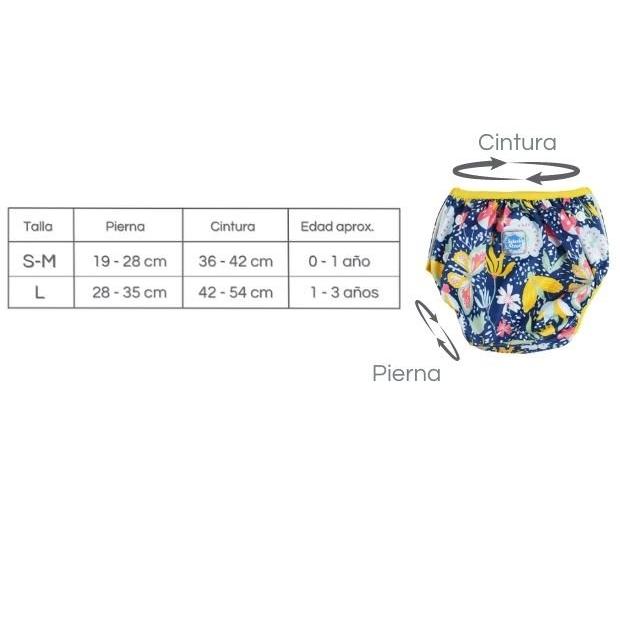 Regulowany kostium kąpielowy w kolorze turkusowym, rozmiar S Splash about