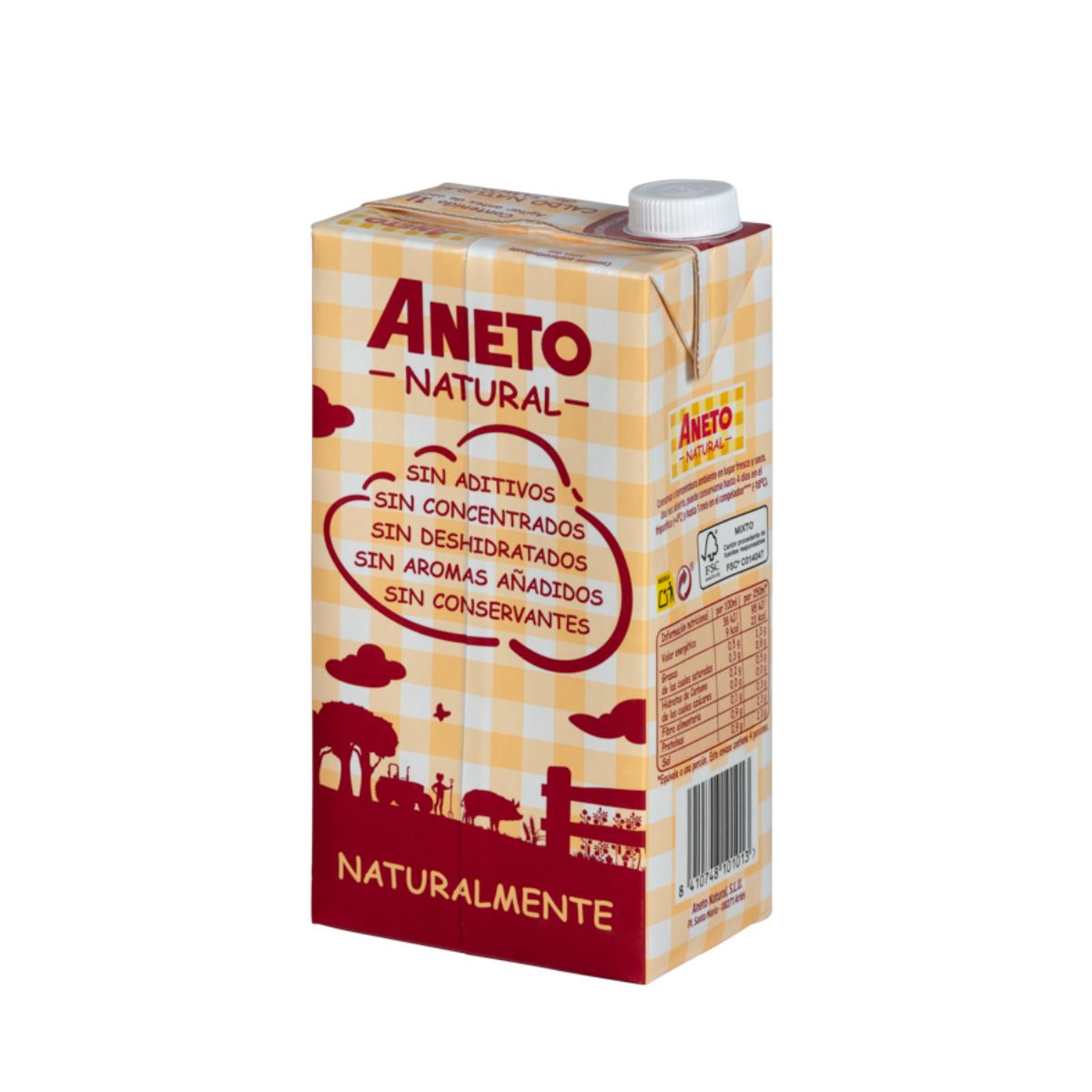 Brodo naturale di prosciutto Aneto 1 L