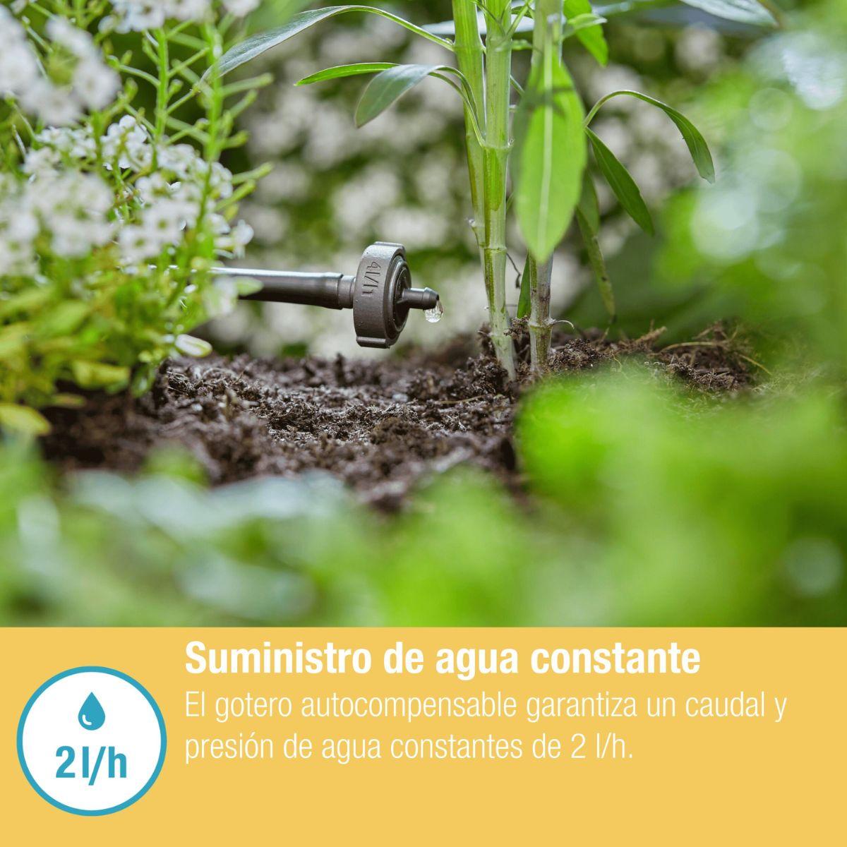 Gocciolatore 2 l/h autocompensante x15 Microdripsystem Gardena