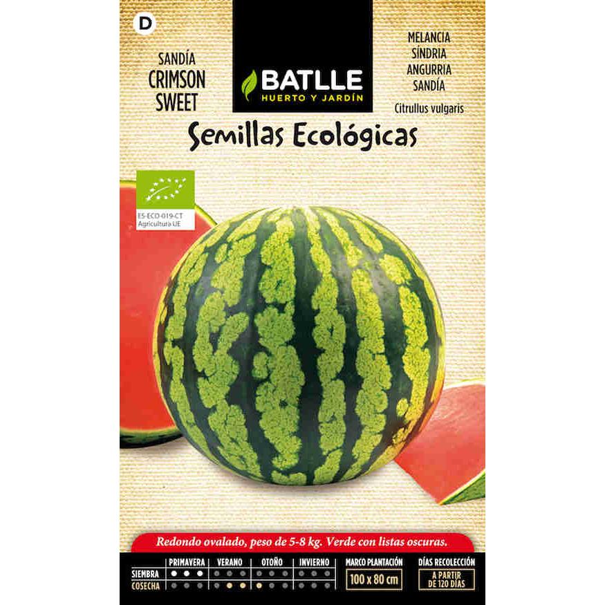 Bio-Samen der Wassermelone Crimson Sweet Batlle