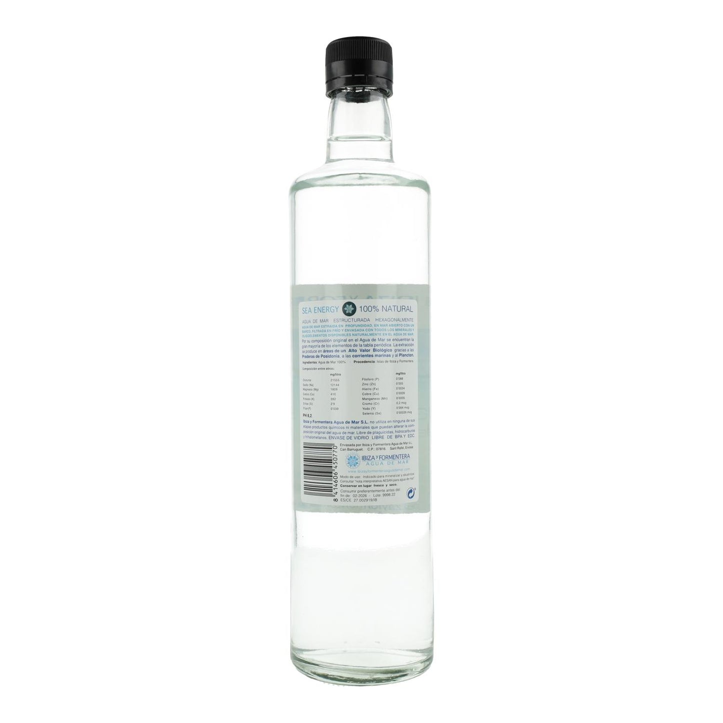 Eau de mer « Ibiza et Formentera », Deep Sea Water. 750 ml