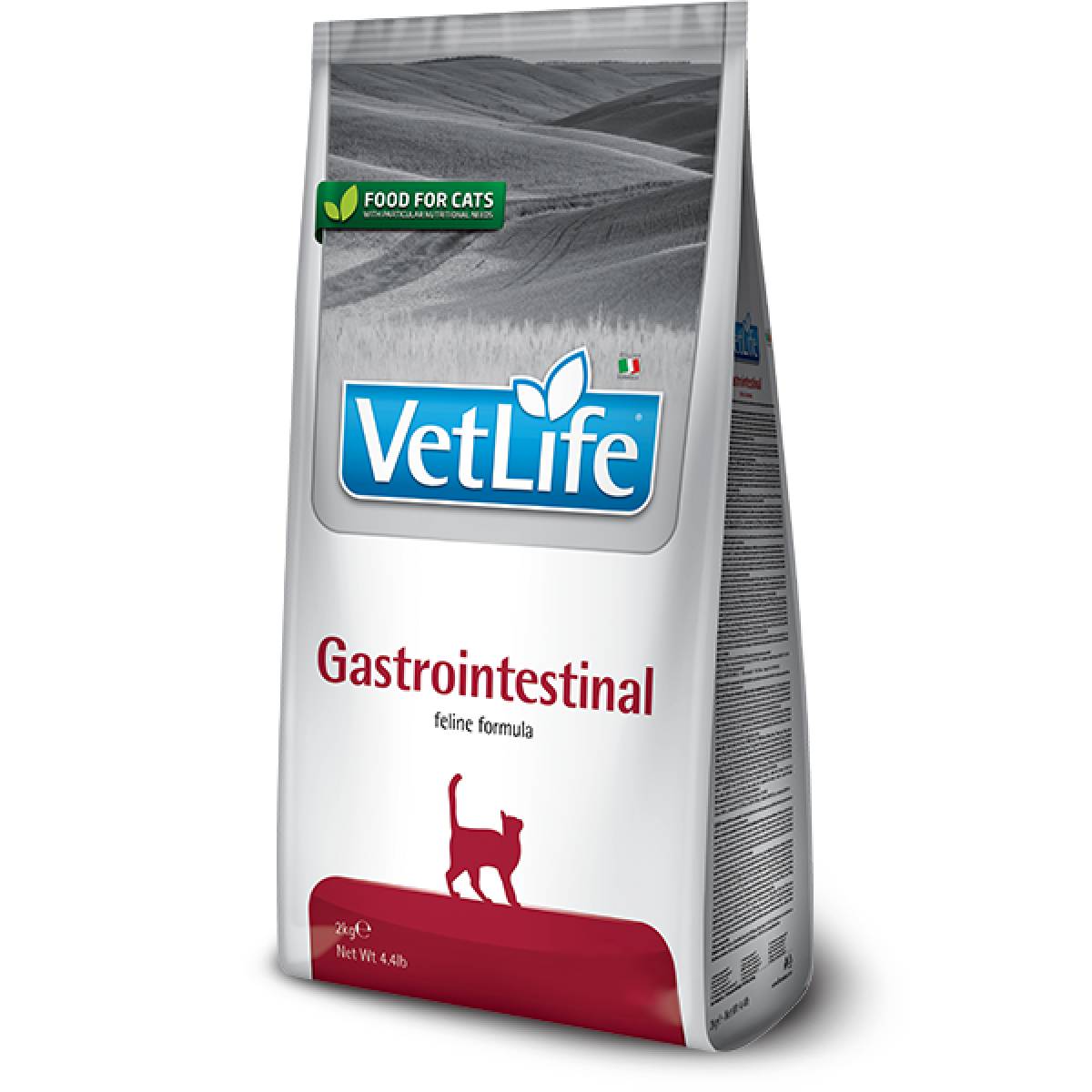 Vet Life Gastrointestinal Formula Feline Veterinary Feed Famina 2 kg